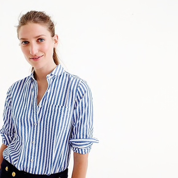 J. Crew Tops - J. CREW | Club-Collar Boy Shirt Sz. 4